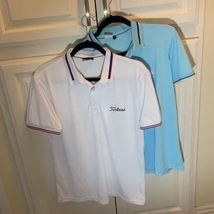TWO Titleist polo shirts